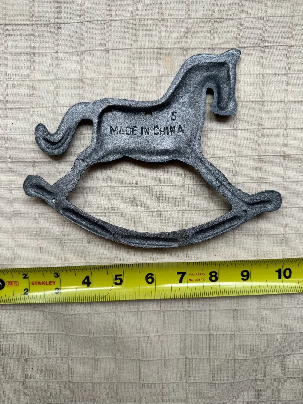 Cast Iron Decorative Rocking Horse Wall Hook